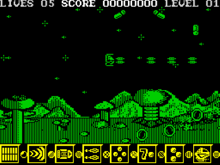 Out of this World screenshot 2 for ZX Spectrum